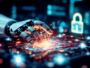 robot-hand-interacting-with-digital-circuit-board